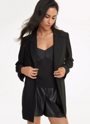 Blazer DKNY Tailored Femme Noir | France_D1333