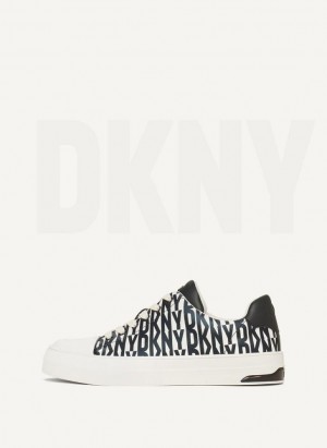 Basket DKNY York Dentelle Up Femme Noir | France_D1932