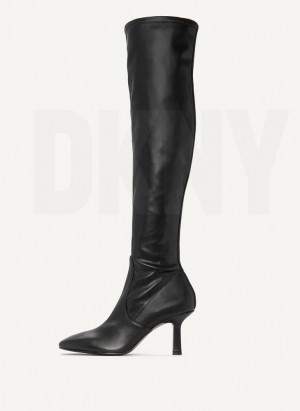 Botte DKNY Alti Stretch Femme Noir | France_D1730
