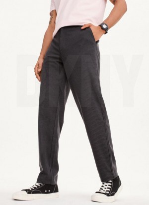 Pantalon DKNY Knit Texture Homme Noir | France_D1836