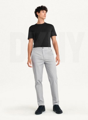 Pantalon DKNY Slim Chino Homme Grise | France_D1059